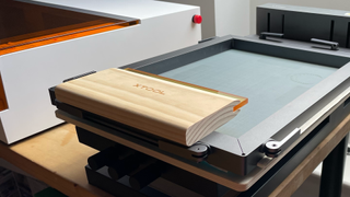 xTool Screen Printer review; a close up of a craft machine