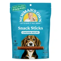 Newman's Own Snack Sticks Chicken Recipe Grain-Free Dog Treats | Chewy
