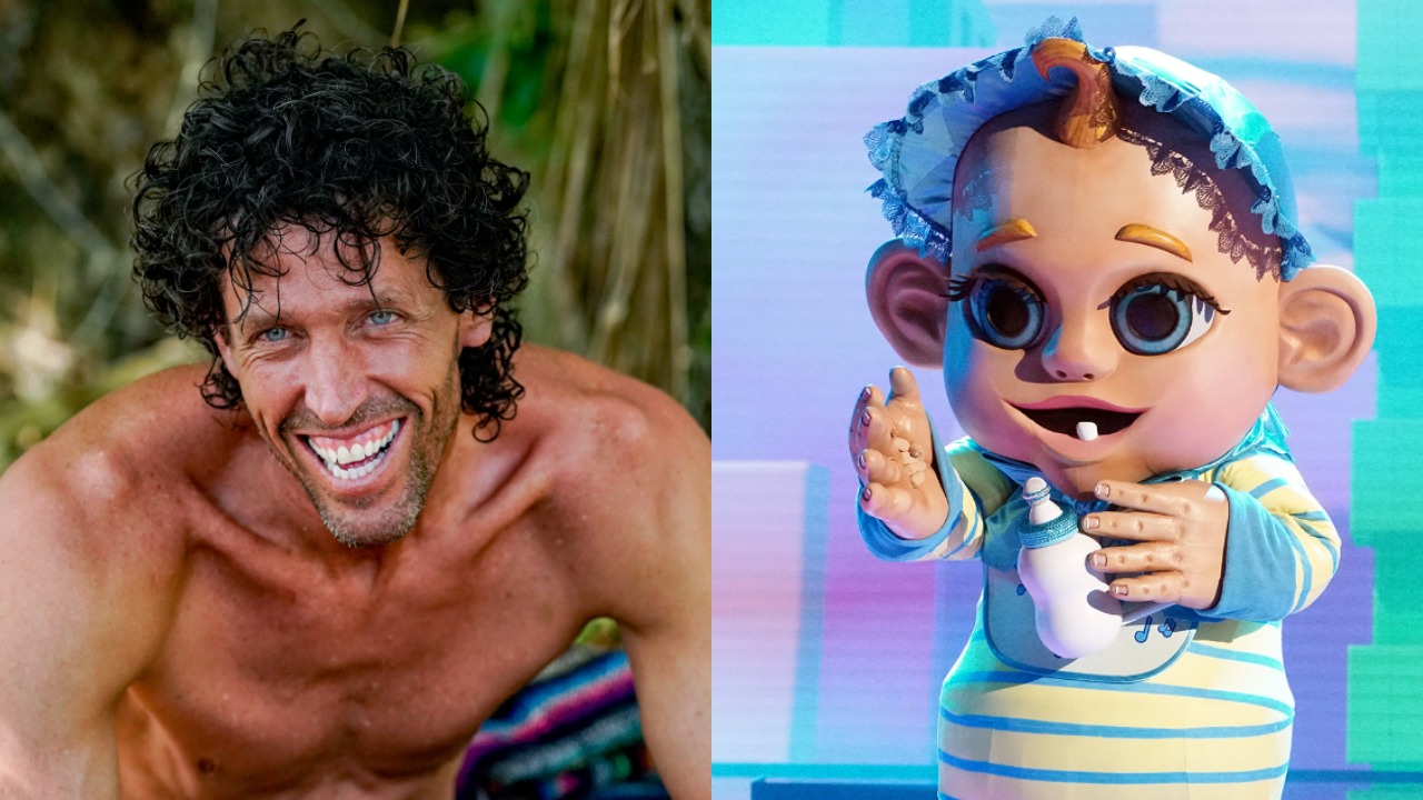 survivor and the masked singer baby side by side