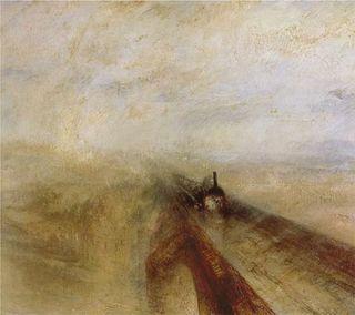 Michael Palin's favourite painting, Rain, Steam, and Speed—the Great Western Railway by J. M. W. Turner.