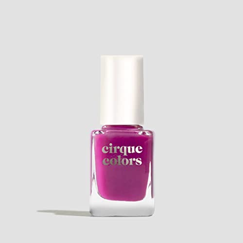 Cirque Colors Berry Jelly - Magenta Purple Jelly Nail Polish- 0.37 Fl Oz (11 Ml) - Vegan 
Cruelty-Free