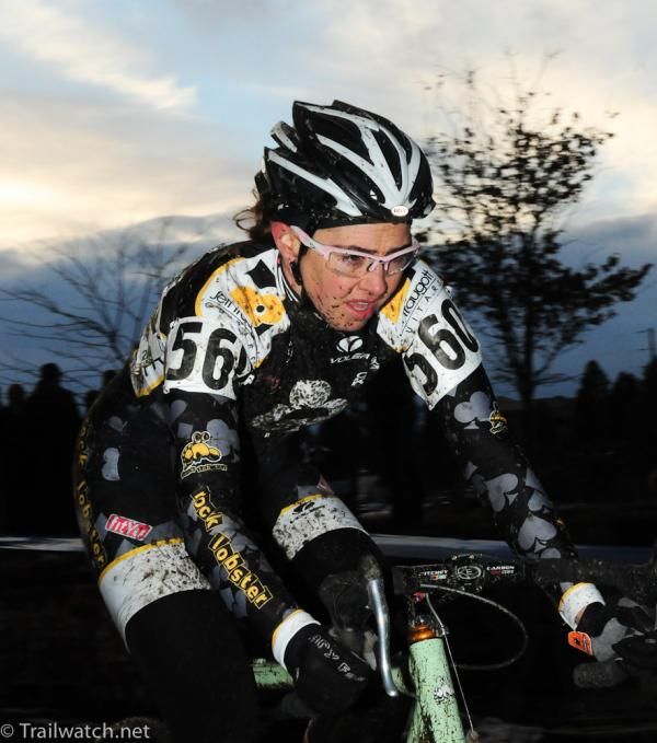 Stella Carey (Rock Lobster) racing as the son goes down