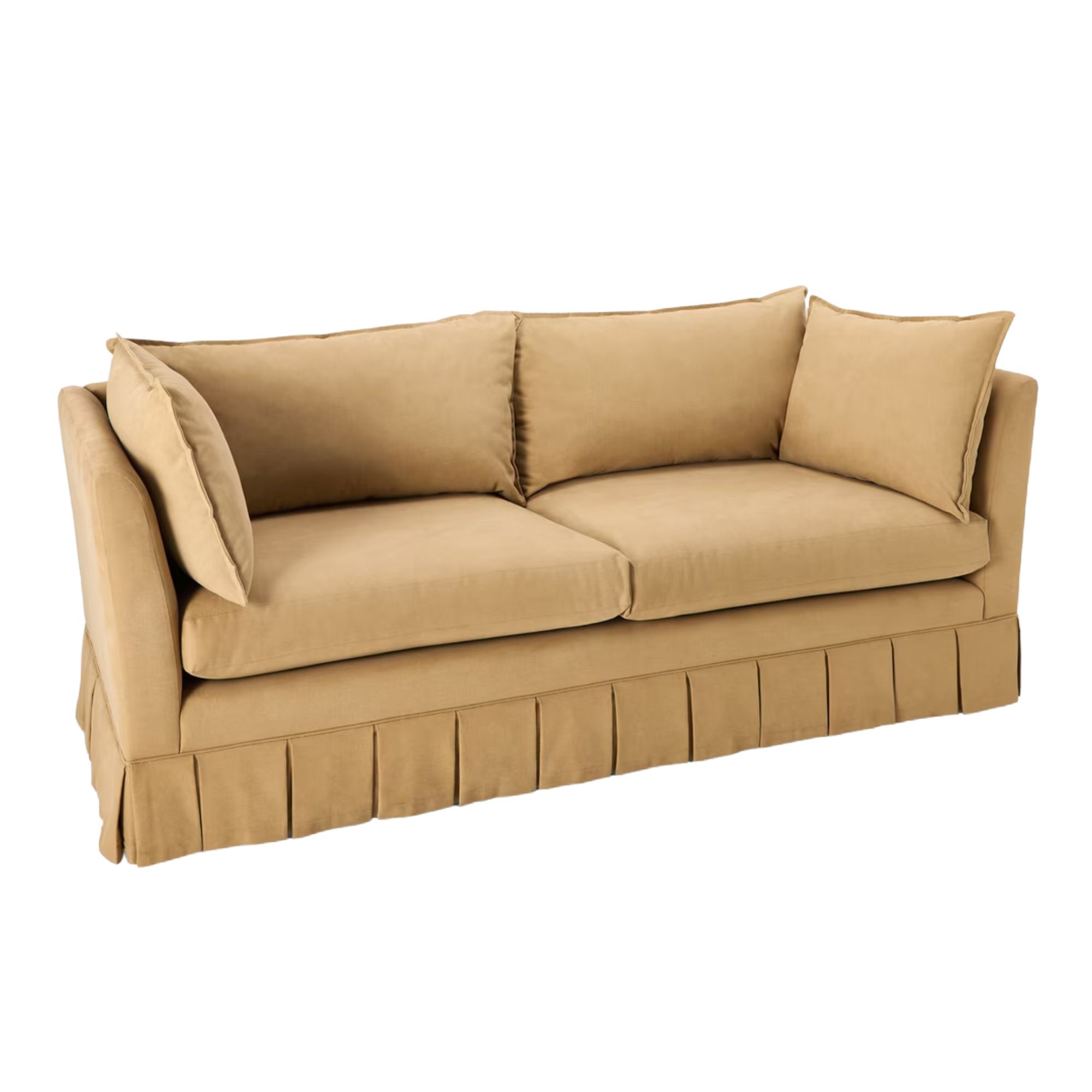John Lewis, Oxford Large 3 Seater Sofa in Mustard Yellow