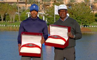 Vijay Singh and his son, Qass Singh GettyImages-1450162204
