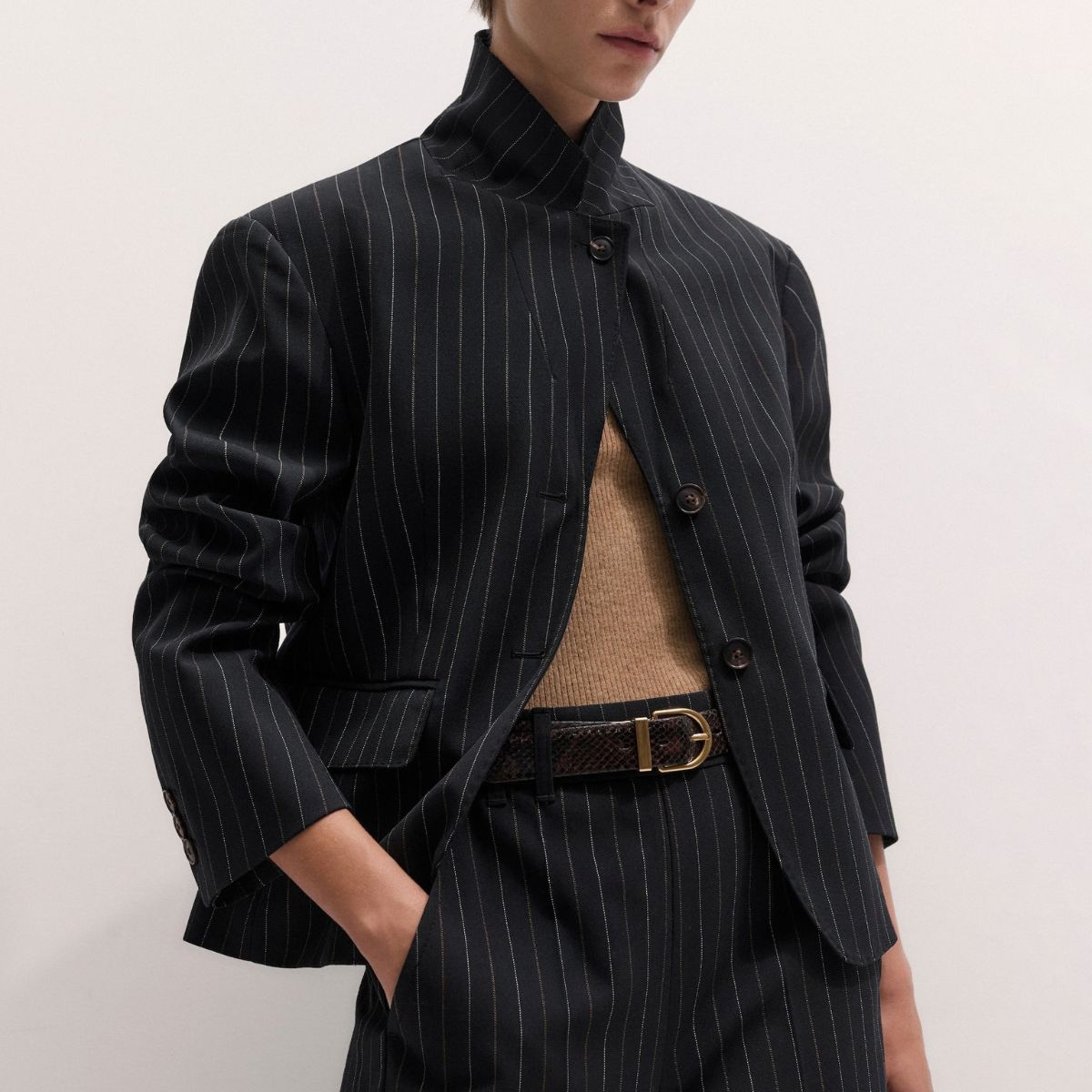 me+em blazer pinstripe jacket