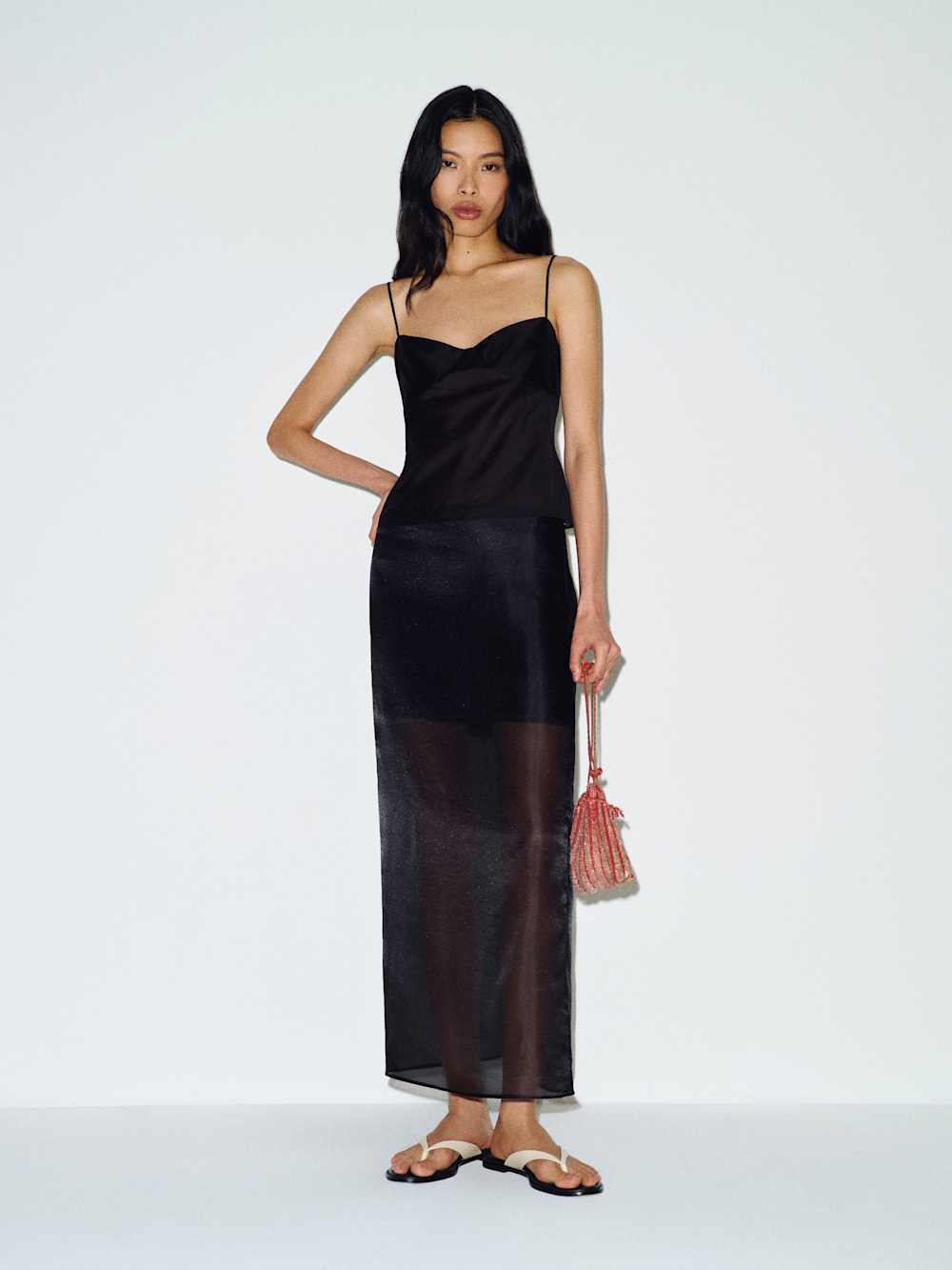 Helen Low Waist Midi Skirt