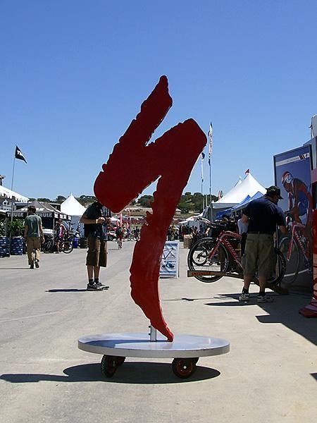 Specialized appeared to be concentrating mostly on getting people on demo bikes at Sea Otter although we expect the usual deluge of new products come June.