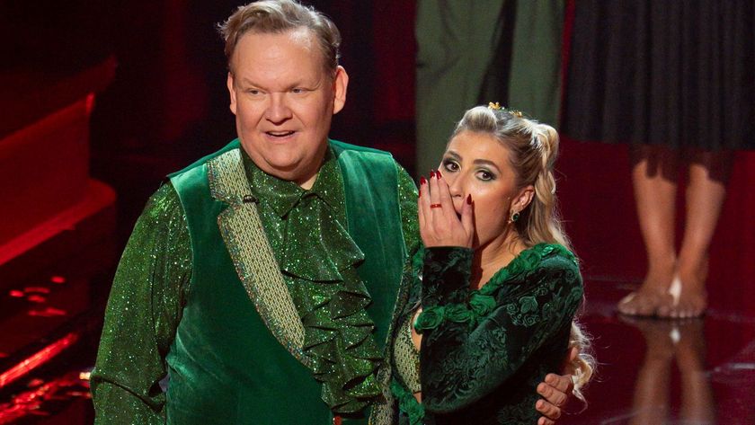 Andy and Emma reacting to being safe on &quot;Wicked Night&quot; of Dancing With The Stars