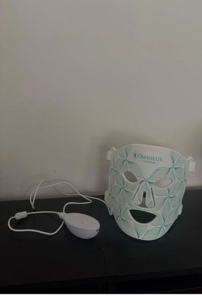 Marie Claire tester Ana tests the Omnilux Contour Face LED Mask