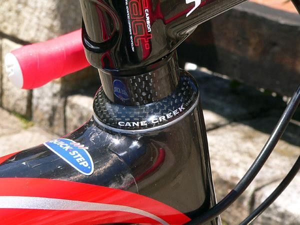 Cane Creek provides a custom headset for the new 1 1/8"-to-1 1/2" standard.