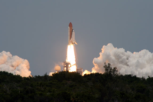 Space Shuttle Launches to Save Hubble Telescope