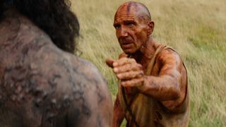 Doctor Kelson reaching out to a zombie in 28 Years Later: The Bone Temple