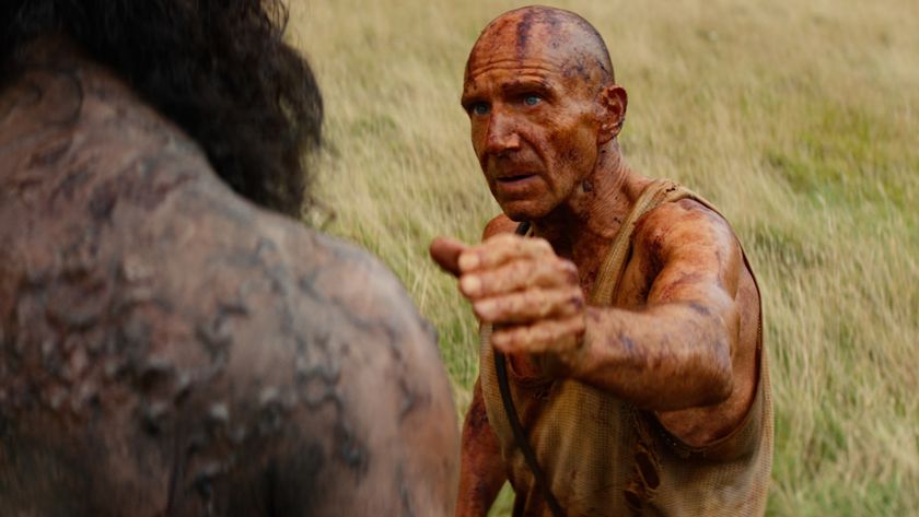 Doctor Kelson reaching out to a zombie in 28 Years Later: The Bone Temple