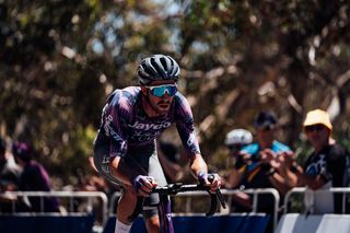 Picture by Zac Williams/SWpix.com - 25/01/2025 - Cycling - 2025 Santos Tour Down Under, Stage 5 Mclaren Vale to Willunga Hill, Adelaide, Australia - Chris Harper, Jayco Alula.