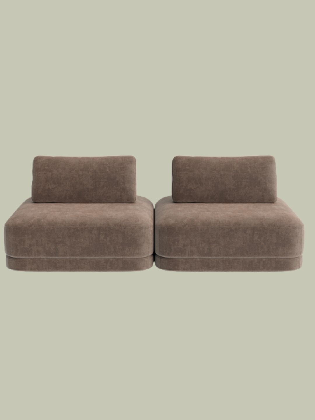 Sofa Club, Arlo Luxe Chenille Medium Sofa in Smokey Truffle