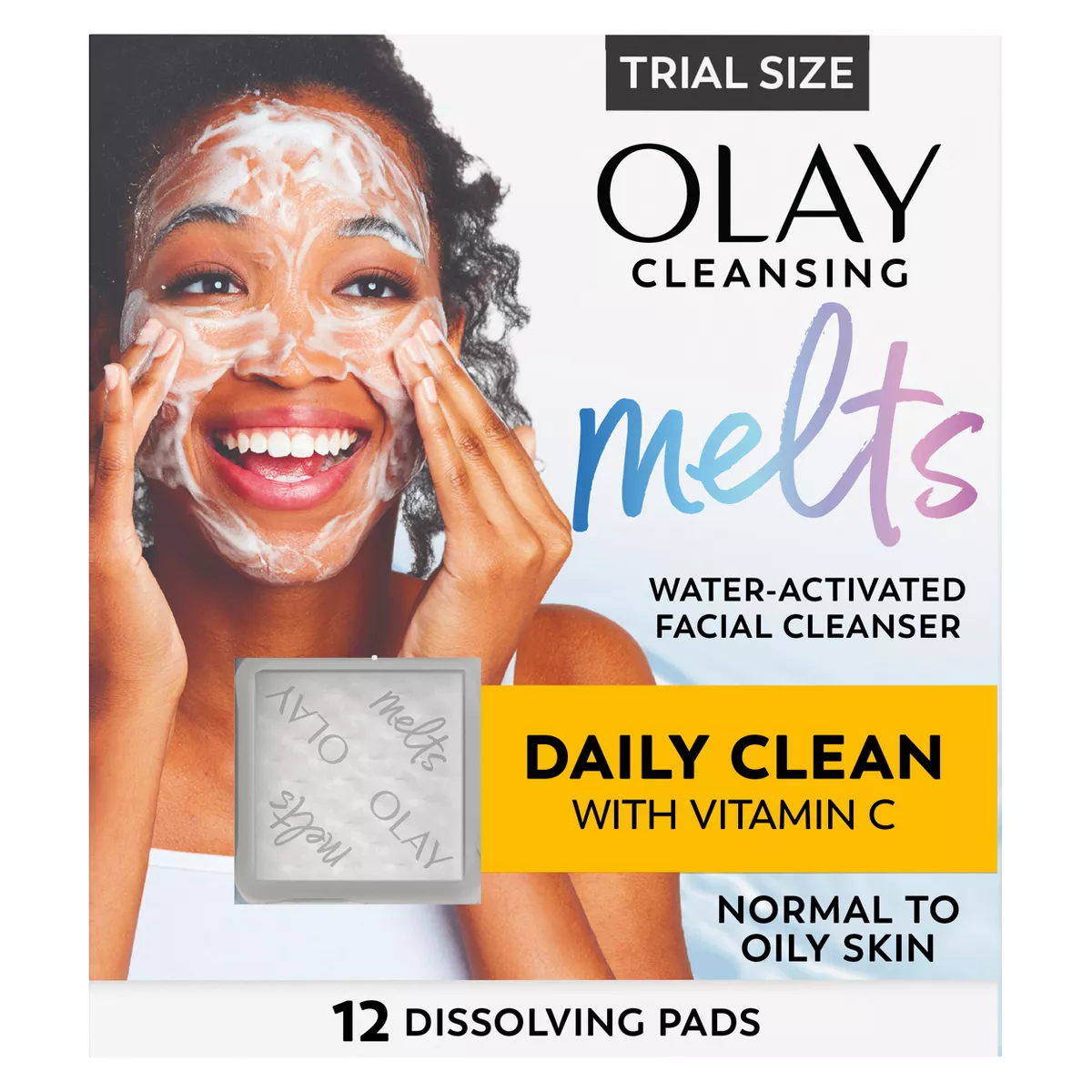 Olay Facial Cleansing Melts Vitamin C - 12ct: Paraben-Free, Sulfate-Free, Normal/oily/combination/mature/dry Skin