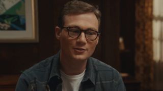 Jack Reagan at the dinner table on Blue Bloods.