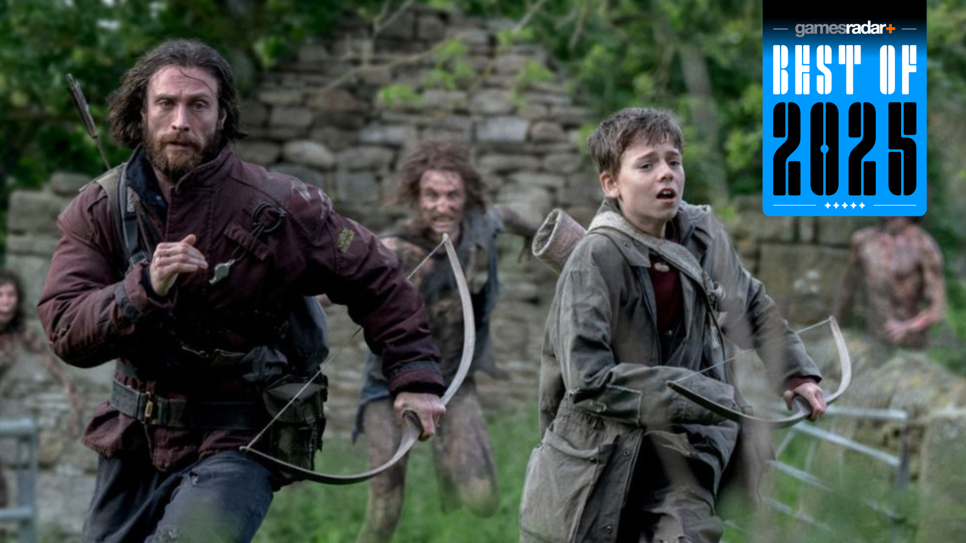 Aaron Taylor Johnson and Alfie Williams in 28 Years Later