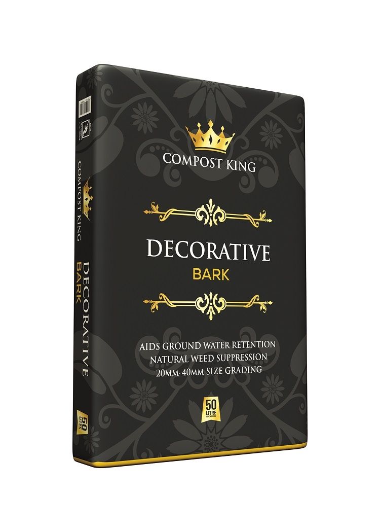Compost King - Decorative Chipped Bark Mulch - 50 Litre Bag
