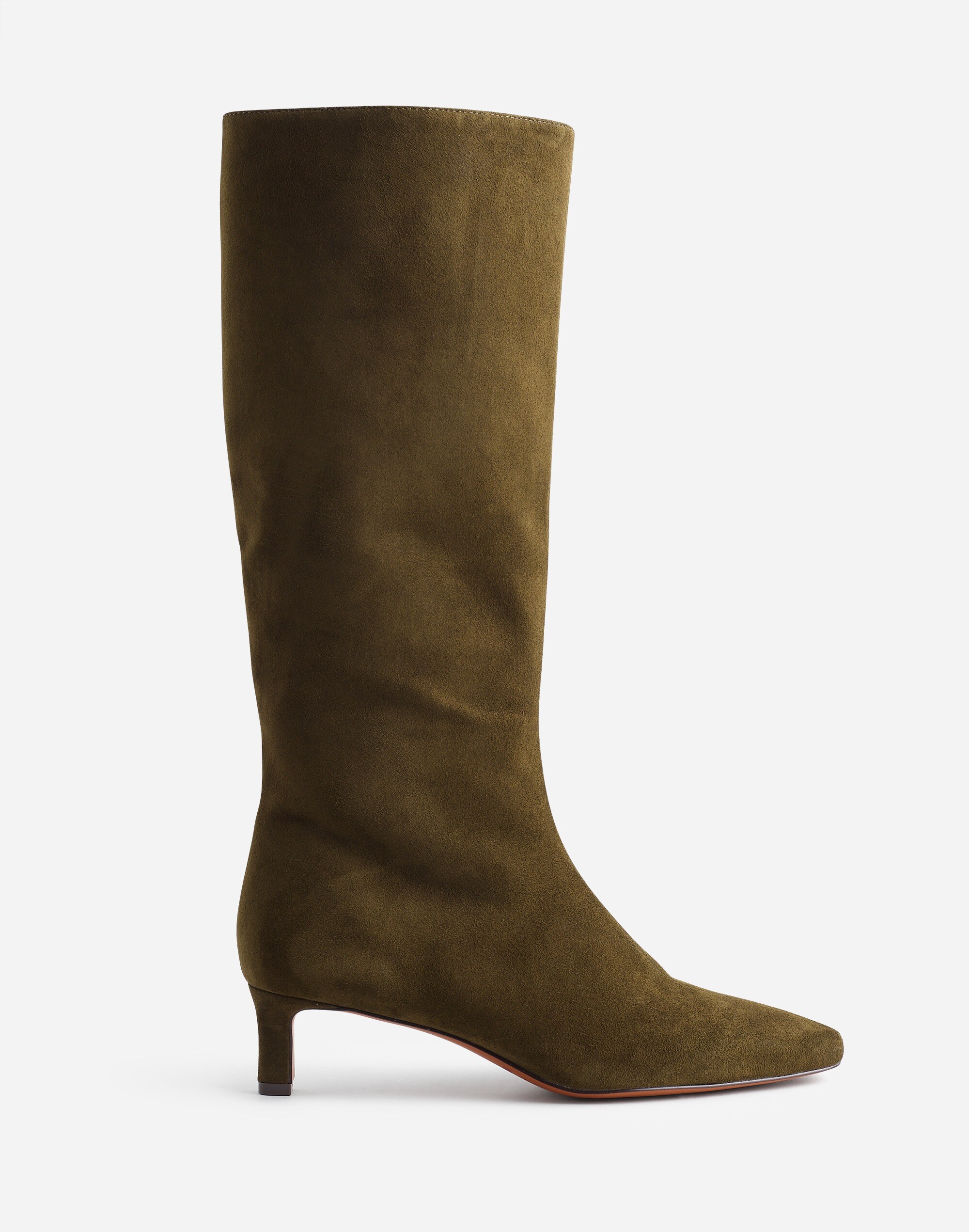 Knee-haired kitten knee boots