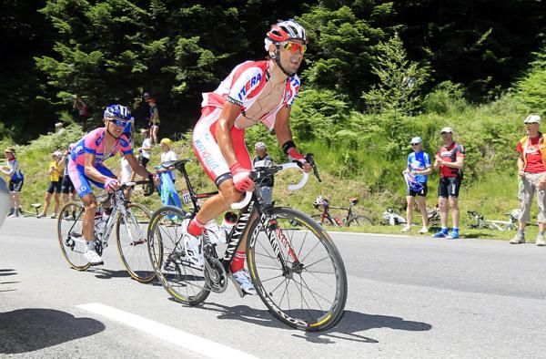 Giampaolo Caruso (Katusha) was part of the early 38-man break.