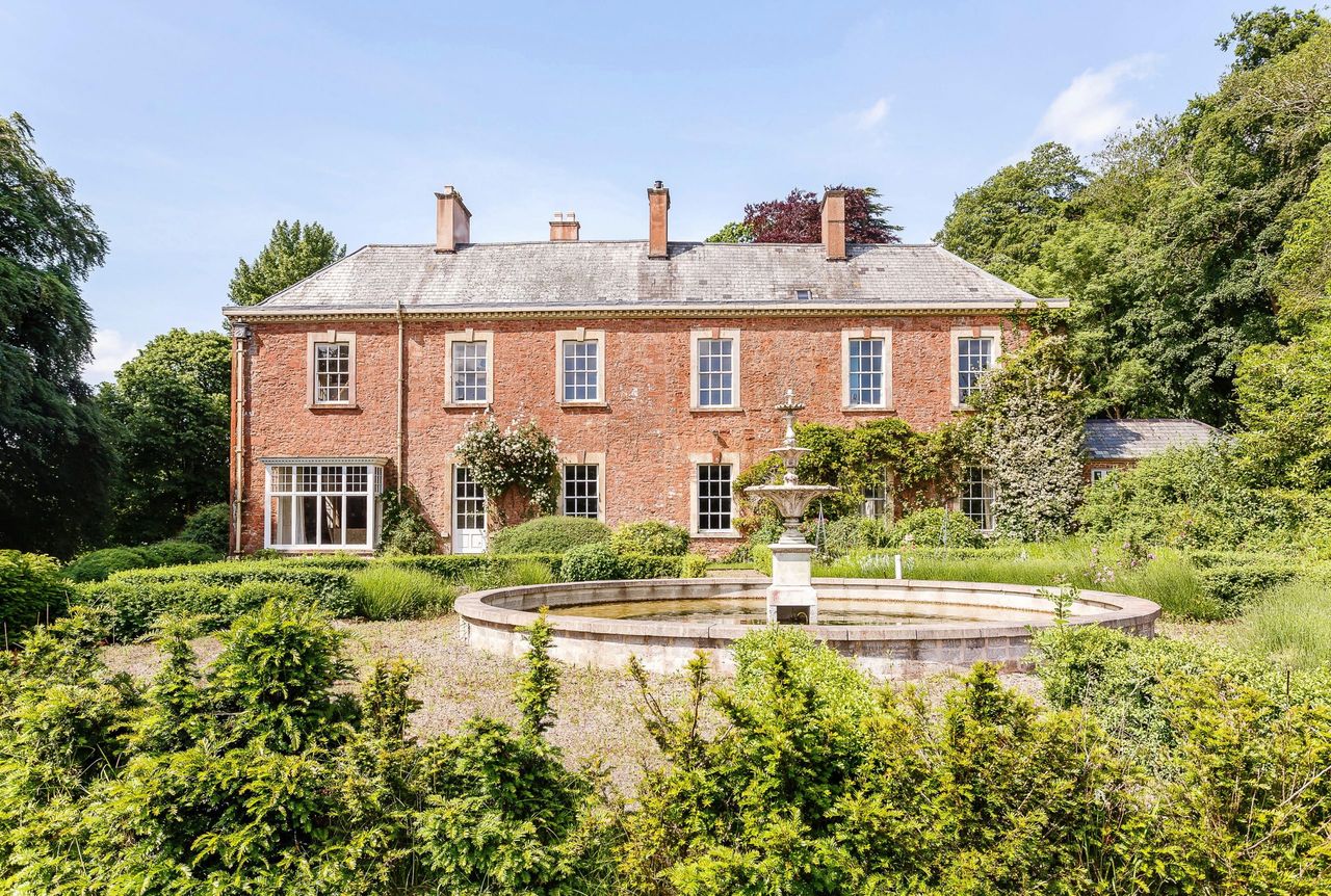 Combe Florey House in Somerset, the former home of Evelyn Waugh. £4.5m.