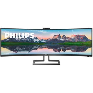 Profile shot of the Philips Brilliance 499P9H monitor