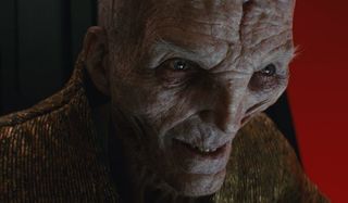 Snoke in Star Wars: The Last Jedi