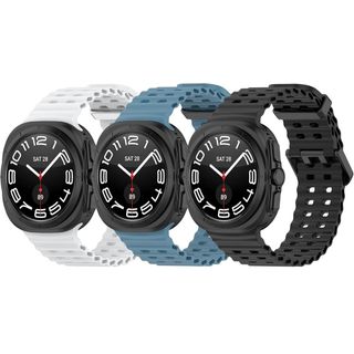 Generic Samsung Galaxy Watch Ultra Adjustable Sport Soft Silicone Bands