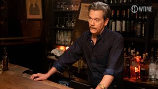 Kevin Bacon in a bar in season 3 of City on a Hill