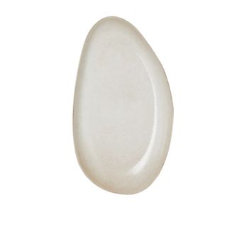 A irregular shaped serving platter