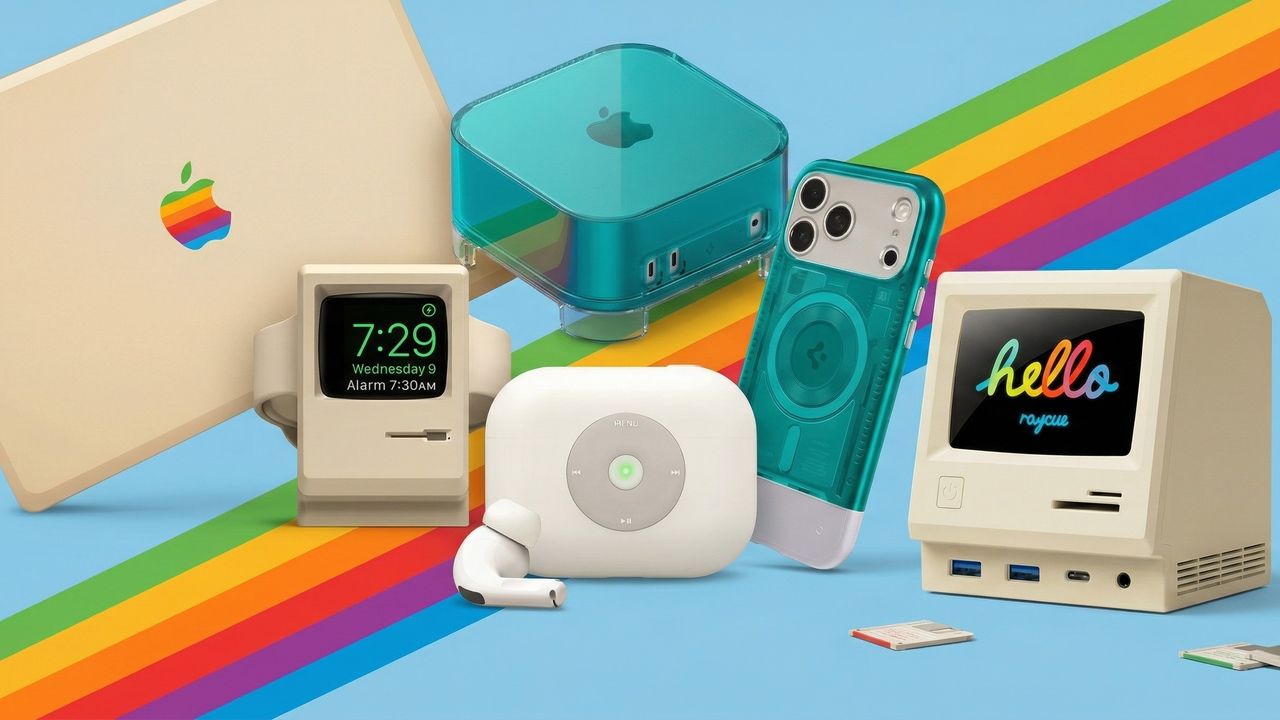 Forget the new stuff — I'm celebrating Apple's 50th anniversary by making all my devices look gloriously retro