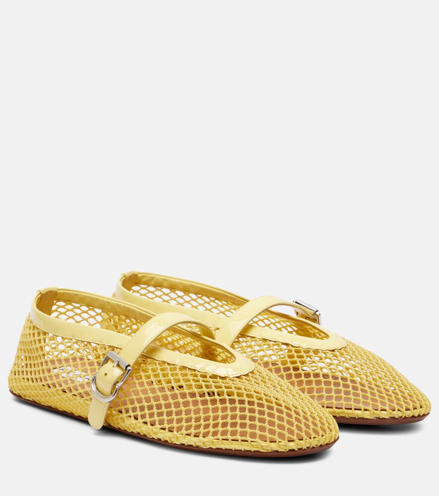 Fishnet Ballet Flats
