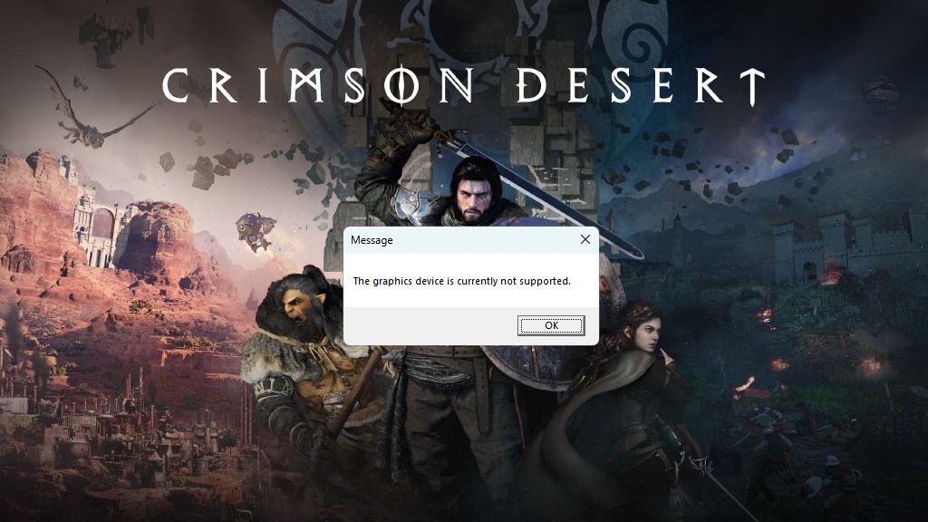 Intel suggests it was snubbed by Crimson Desert dev after reaching out 