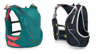 Osprey men's Duro 6 and women's Dyna 6 running backpack