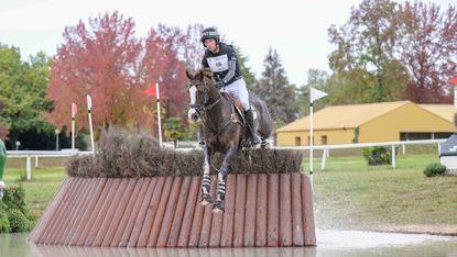 Tim Price and Jarillo on Pau cross-country course 2026