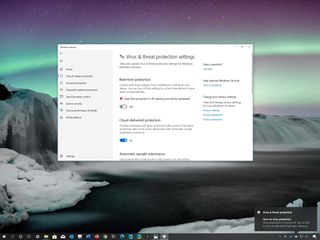 Windows 10 with Defender Antivirus disabled