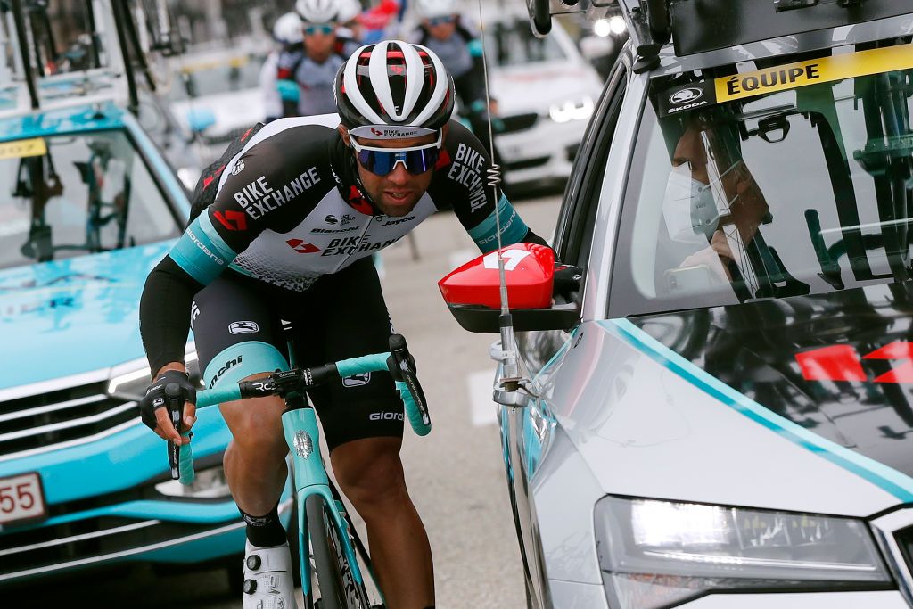 BOLLNE FRANCE MARCH 11 Michael Matthews of Australia and Team BikeExchange during the 79th Paris Nice 2021 Stage 5 a 200km stage from Vienne to Bollne Car Feed Zone ParisNice on March 11 2021 in Bollne France Photo by Bas CzerwinskiGetty Images