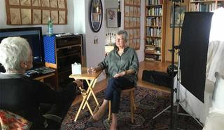 USC Shoah Foundation-The Institute for Visual History and Education Holocaust survivor being interviewed