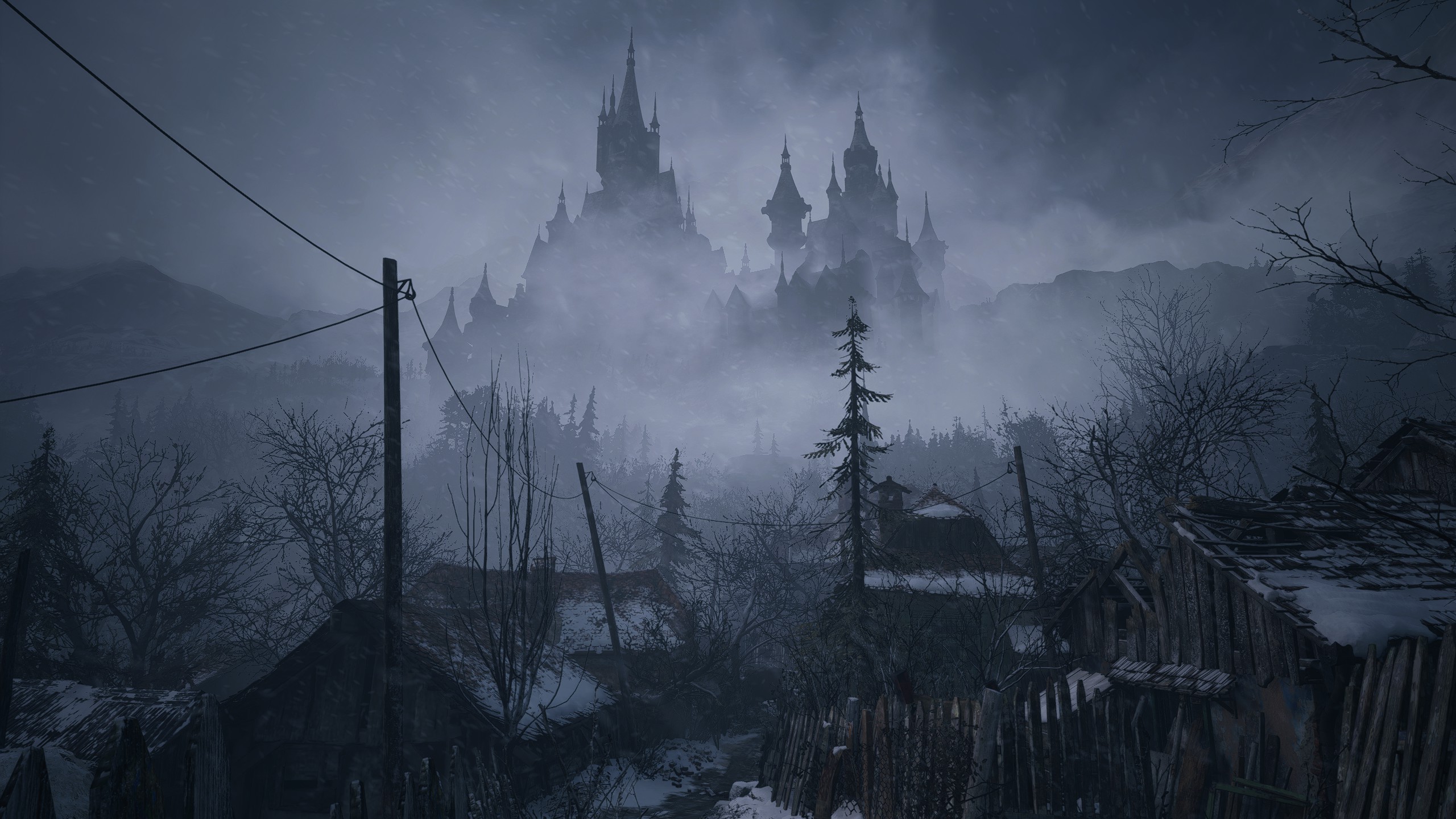Resident Evil Village scenery