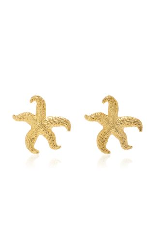 24k Gold-Plated Starfish Earrings