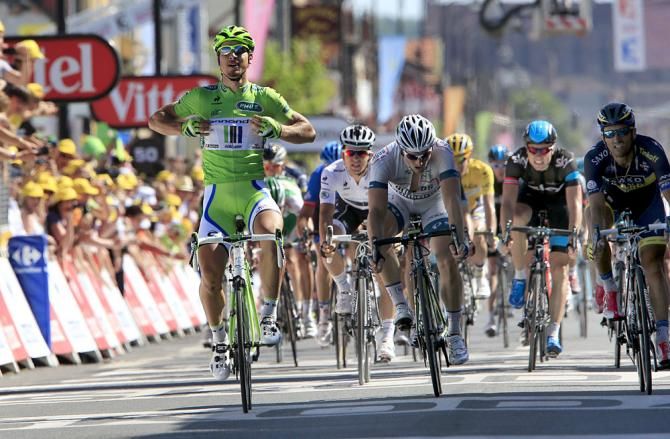 Peter Sagan (Cannondale) got the stage win he was chasing during stage 7