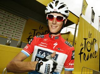 Luxembourg's champion, Andy Schleck (Saxo Bank)