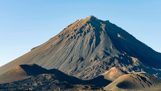 A picture of Pico do Fogo, which researchers analyzed in the new study.