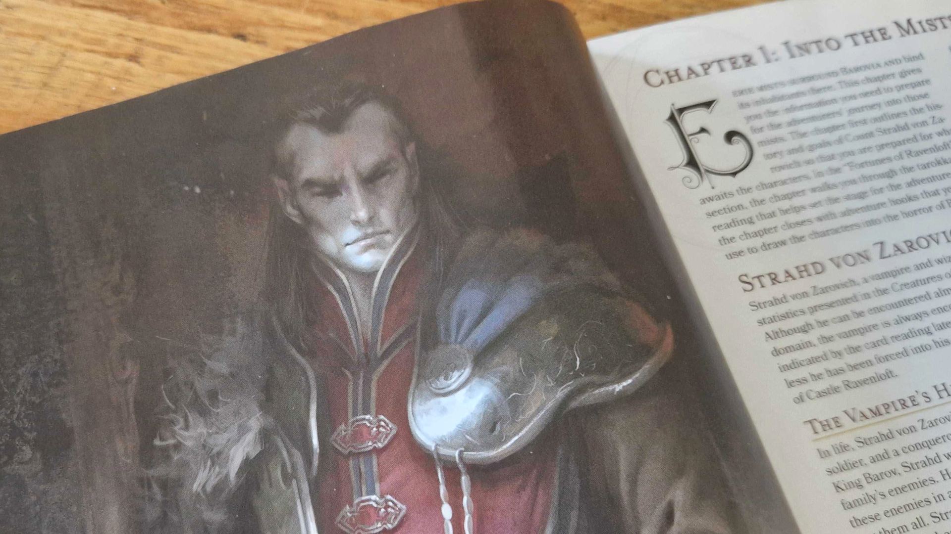 Strahd illustration in Curse of Strahd Revamped