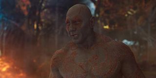 Dave Bautista as Drax in Guardians of the Galaxy Vol. 2