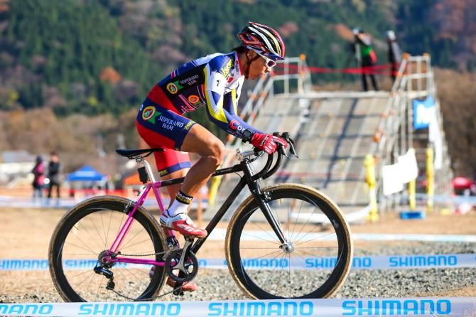 Takenouchi out on the course