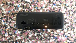 the inputs on the chord mojo 2 dac