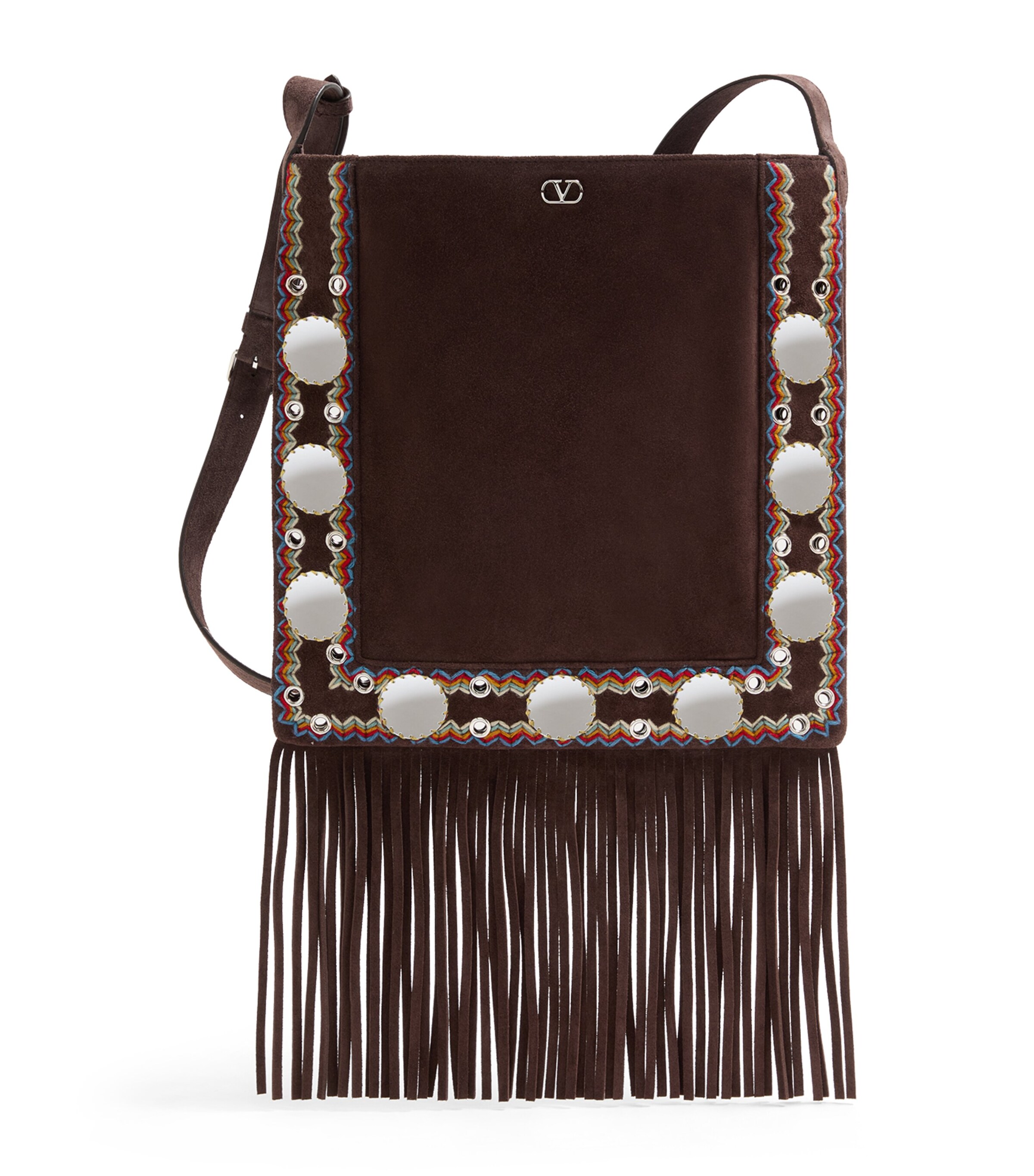 Medium Suede Nellcote Cross-Body Bag