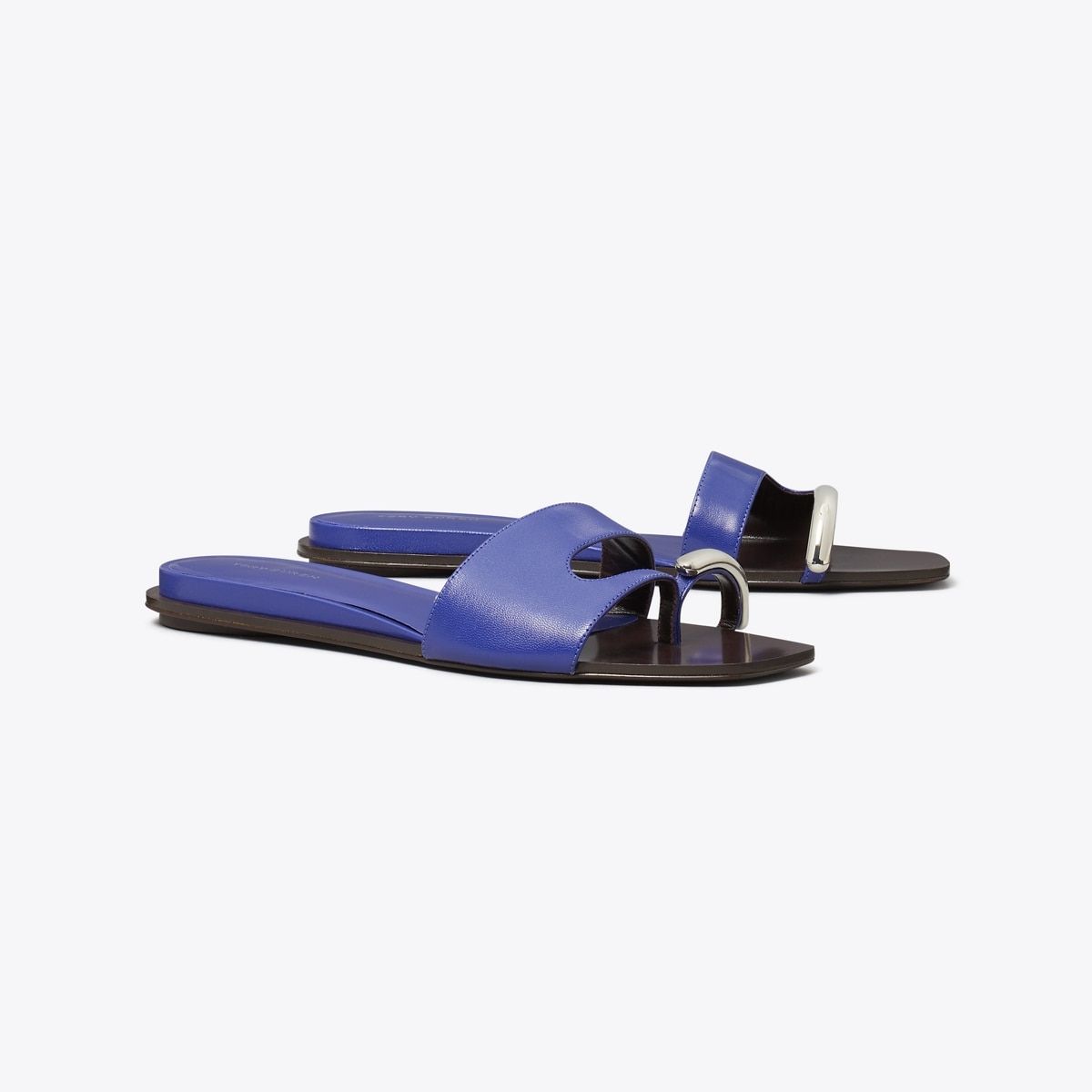 Pierced Slide in Blue, Size 10.5